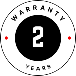 OOME 2-year warranty logo, symbolizing product quality assurance and long-term reliability for power strips and electronic accessories.